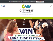 Tablet Screenshot of citywestshoppingcentre.com